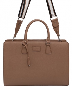 Blon's Fashion Shoulder Bag With Detachable Strap BG81523 BROWN